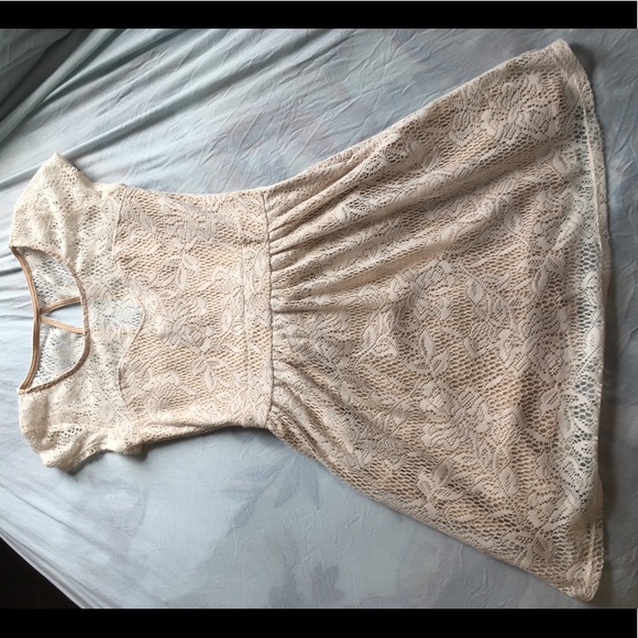 DONATED Speechless Small Ivory Lace Dress bridal shower - Picture 8 of 10